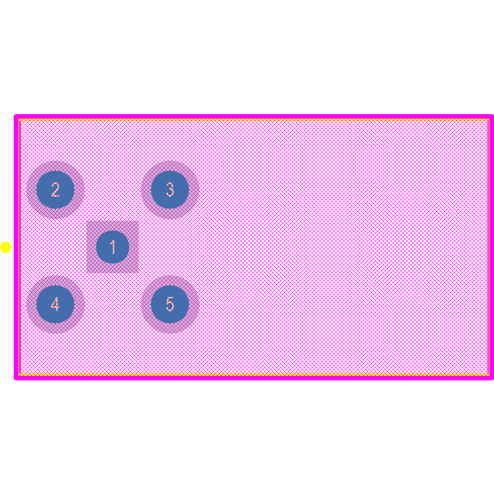132203-18 Footprint - Amphenol RF