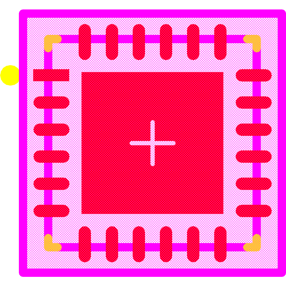 HMC952ALP5GE Footprint - Analog Devices