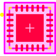 HMC952ALP5GE Footprint - Analog Devices