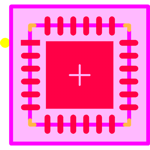 HMC952ALP5GE Footprint - Analog Devices
