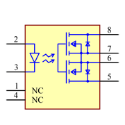 G3VM-61CR1 Symbol - Omron