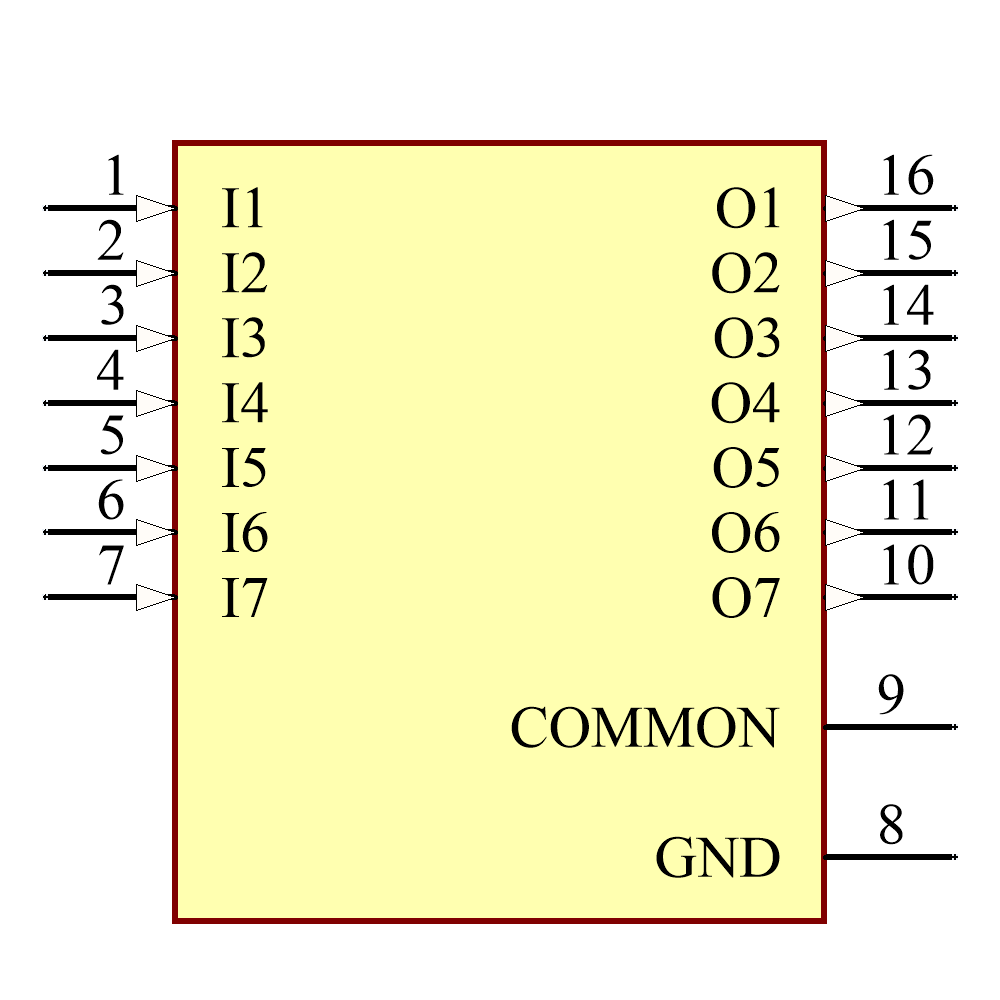 TD62003APG Symbol - Toshiba