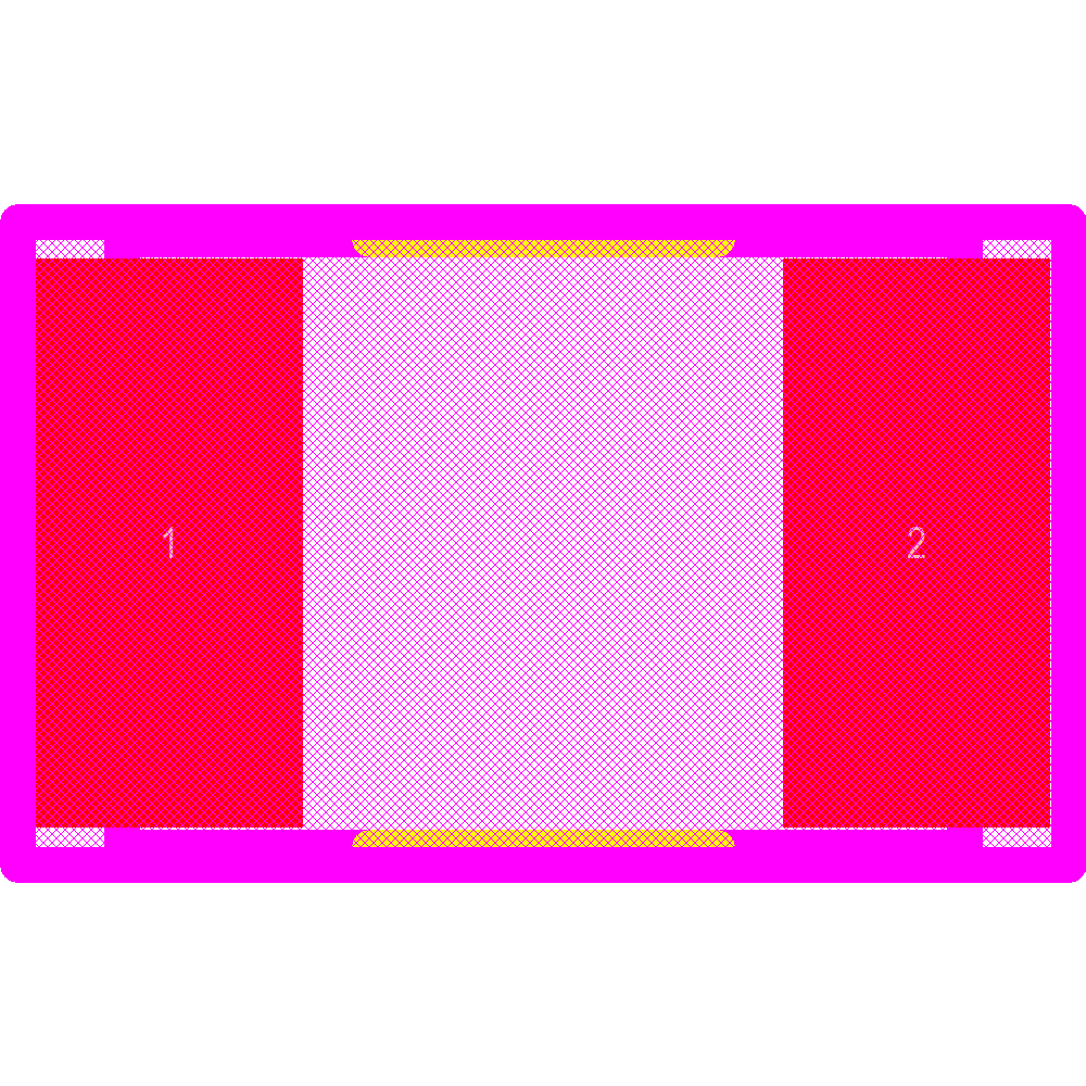 MF-MSMF110/16-2 Footprint - Bourns
