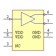 TC4422CPA Symbol - Microchip