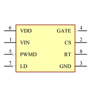 HV9861ALG-G Symbol - Microchip