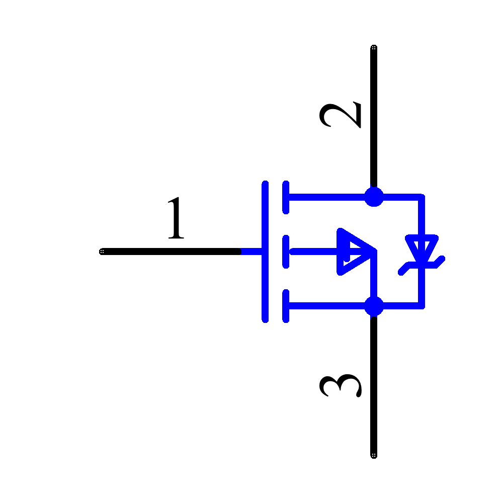 IRF5210LPBF Symbol - Infineon