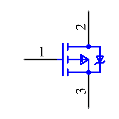 IRF5210LPBF Symbol - Infineon