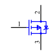 IRF5210LPBF Symbol - Infineon