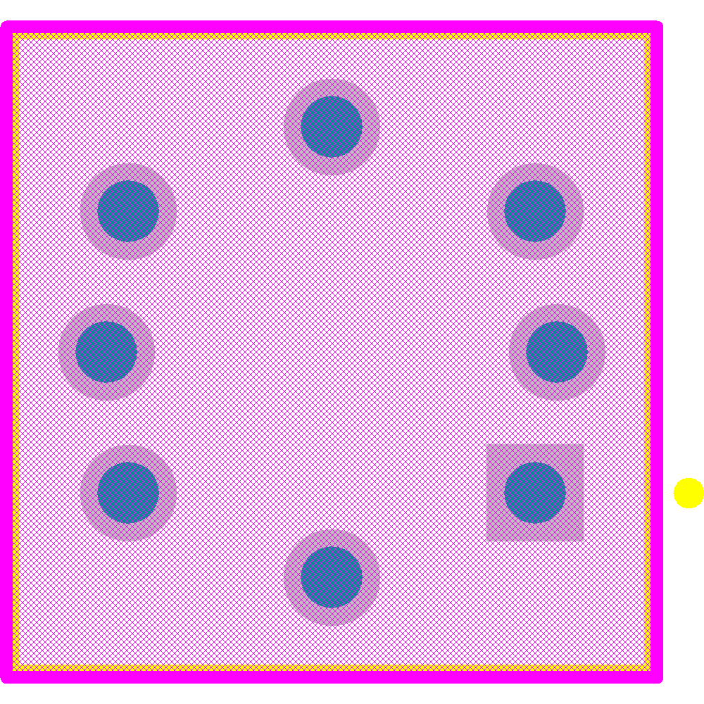 B3W-9000-B2B Footprint - Omron