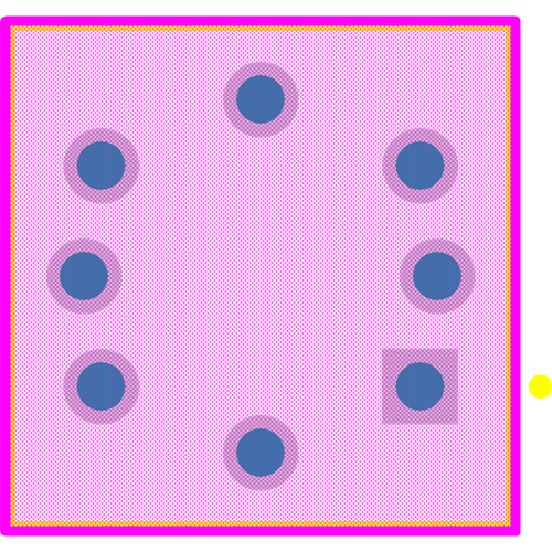B3W-9000-B2B Footprint - Omron