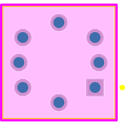 B3W-9000-B2B Footprint - Omron