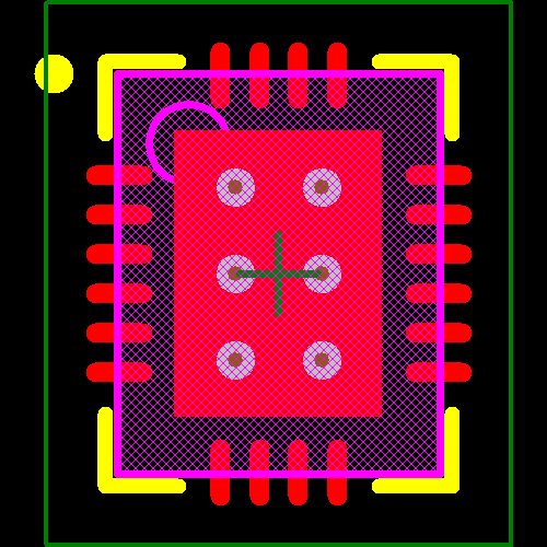 LTC4227CUFD-2#PBF Footprint - Analog Devices