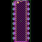 MUX08AQ/883C Footprint - Analog Devices