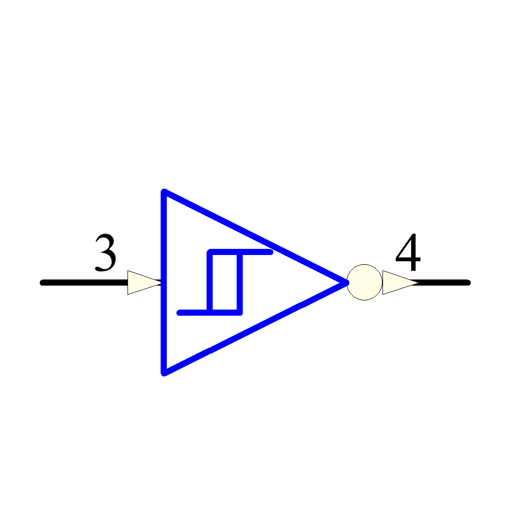 CD40106BNSR Symbol - Texas Instruments