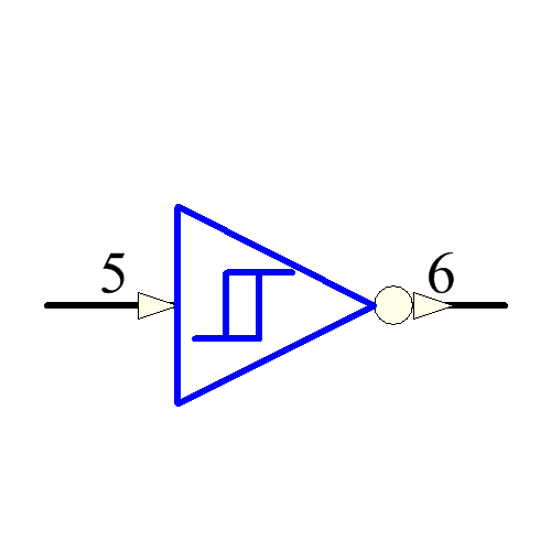CD40106BNSR Symbol - Texas Instruments