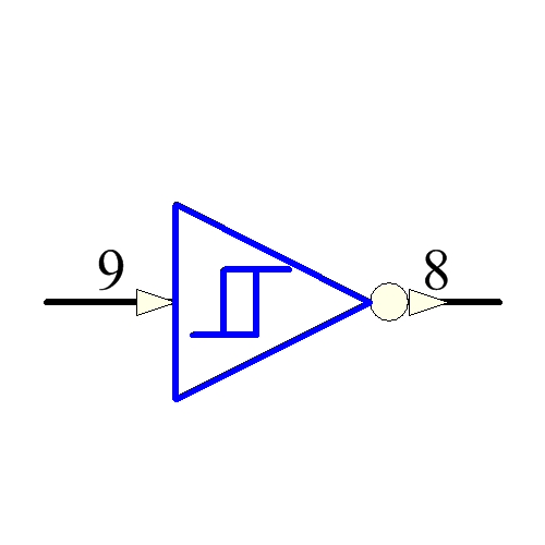 CD40106BNSR Symbol - Texas Instruments