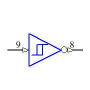 CD40106BNSR Symbol - Texas Instruments