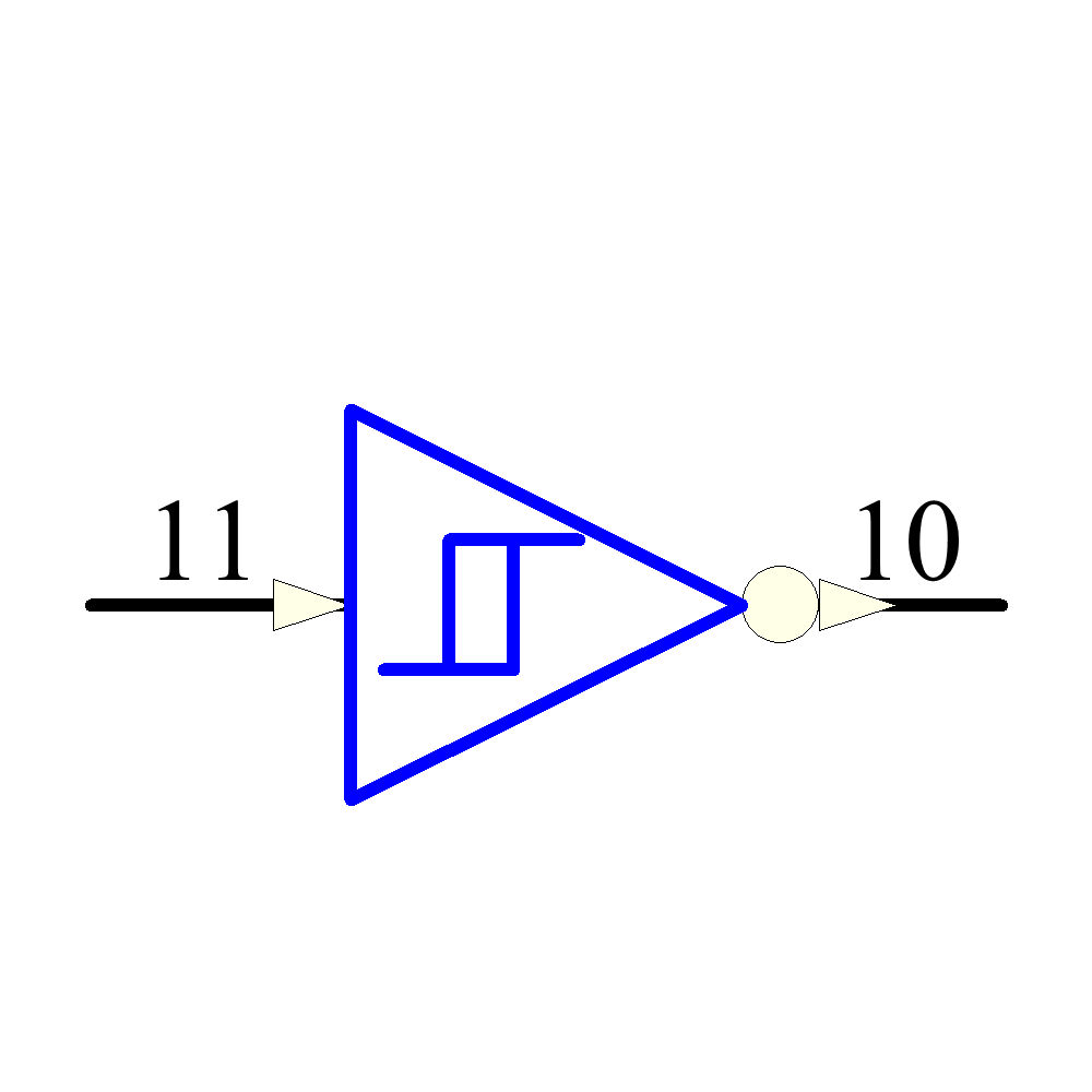 CD40106BNSR Symbol - Texas Instruments
