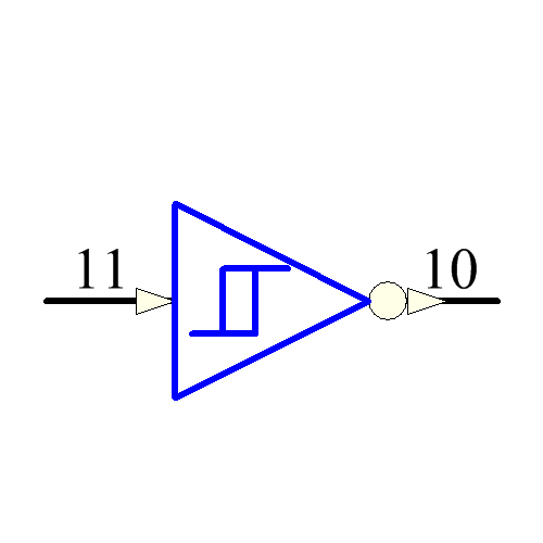 CD40106BNSR Symbol - Texas Instruments