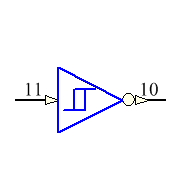 CD40106BNSR Symbol - Texas Instruments