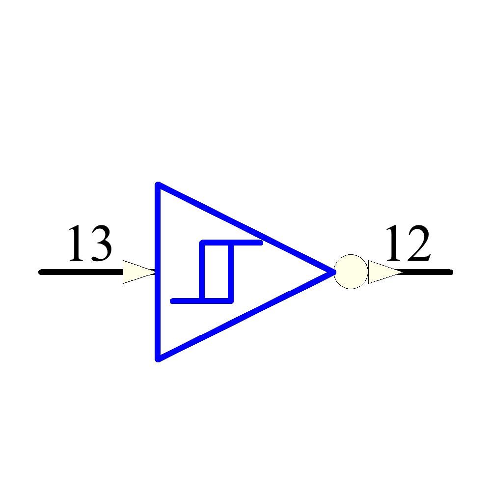 CD40106BNSR Symbol - Texas Instruments