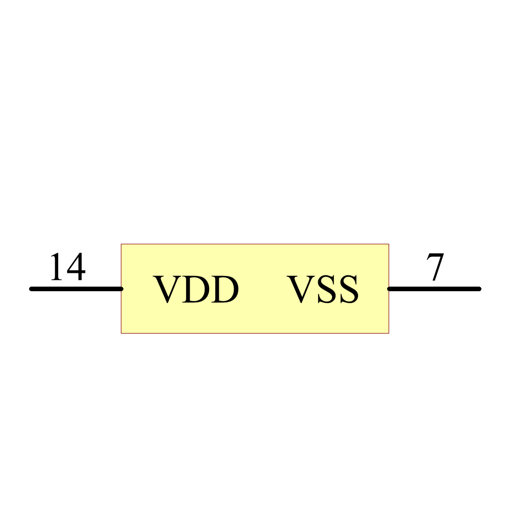 CD40106BNSR Symbol - Texas Instruments
