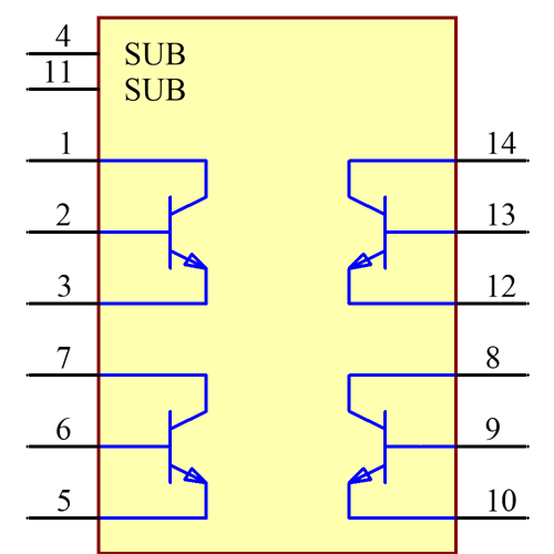 MAT14ARZ Symbol - Analog Devices