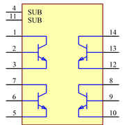 MAT14ARZ Symbol - Analog Devices