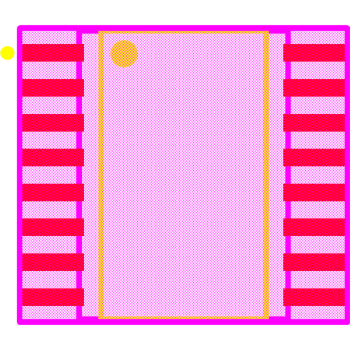 ACS720KLATR-35AB-T Footprint - Allegro MicroSystems