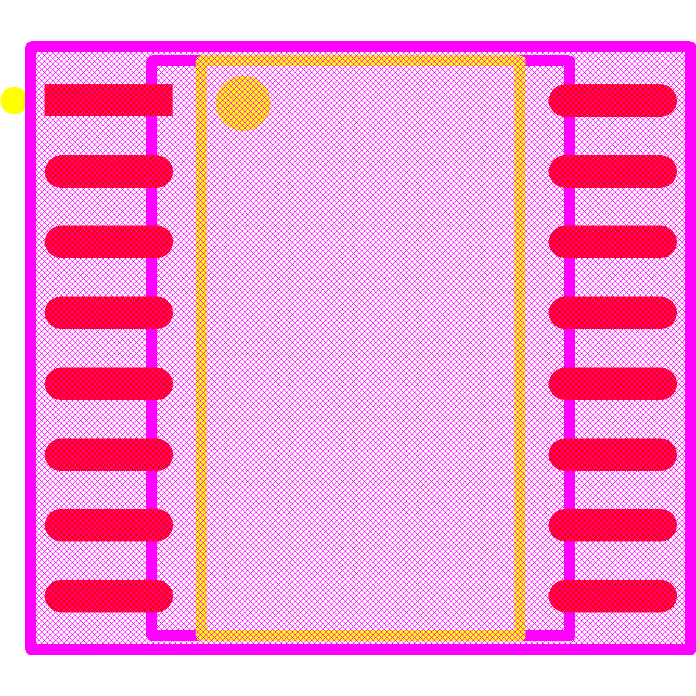 ACS720KLATR-35AB-T Footprint - Allegro MicroSystems