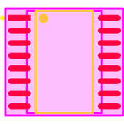 ACS720KLATR-35AB-T Footprint - Allegro MicroSystems
