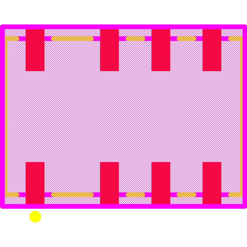 G6KU-2G-Y DC5 Footprint - Omron