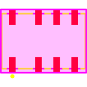 G6KU-2G-Y DC5 Footprint - Omron
