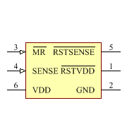TPS3106K33DBVTG4 Symbol - Texas Instruments