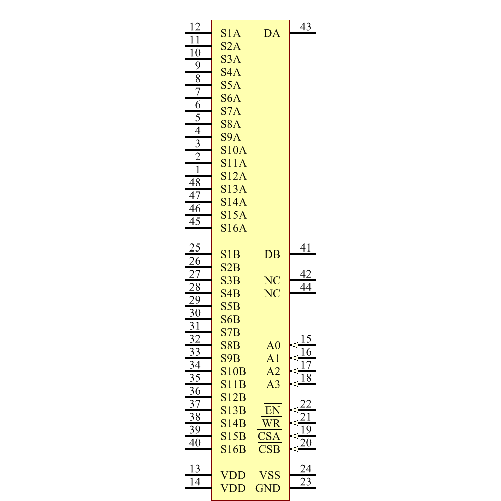 ADG726BSUZ-REEL Symbol - Analog Devices