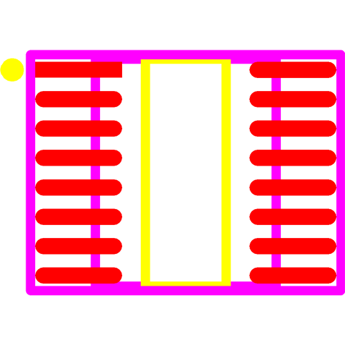 ADUM1446ARQZ-RL7 Footprint - Analog Devices