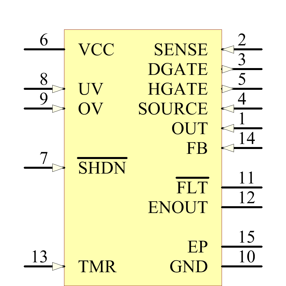 LTC4364CDE-2#TRPBF Symbol - Analog Devices