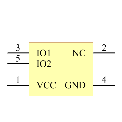 TPD2E001IDRLRQ1 Symbol - Texas Instruments