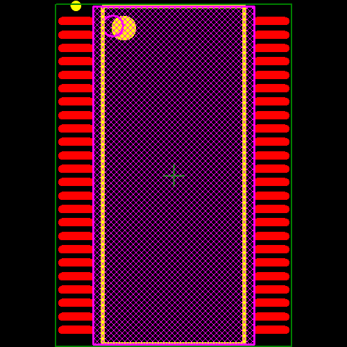 TLC5920DLRG4 Footprint - Texas Instruments