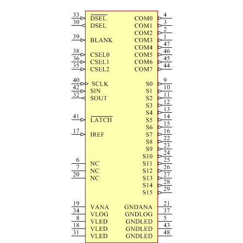 TLC5920DLRG4 Symbol - Texas Instruments