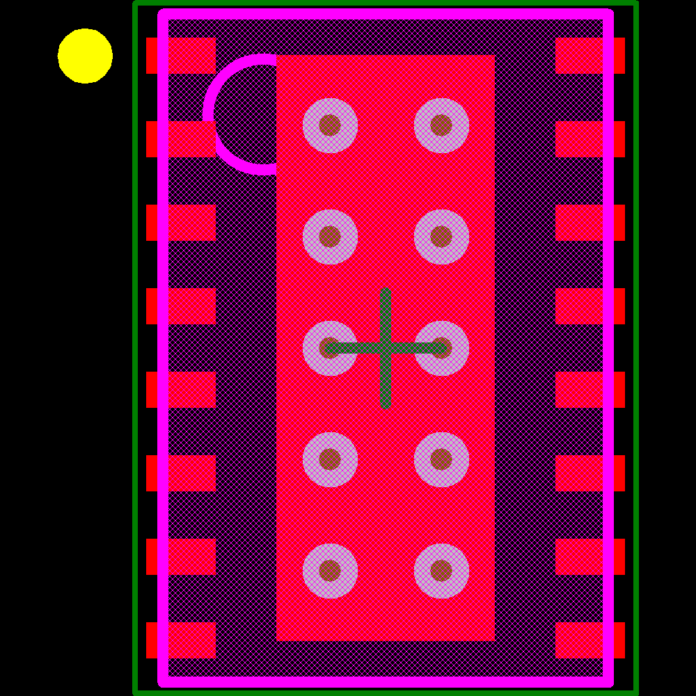 CM1236-08DE Footprint - onsemi