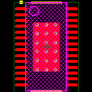 LM3431AQMHX/NOPB Footprint - Texas Instruments