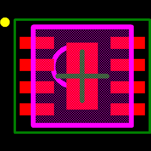 LT8410EDC#PBF Footprint - Analog Devices / Linear Technology