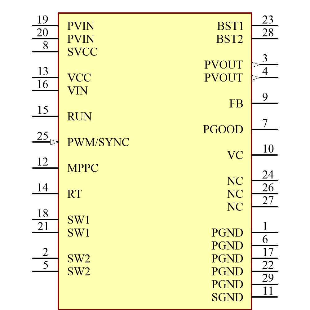LTC3119IUFD#TRPBF Symbol - Analog Devices