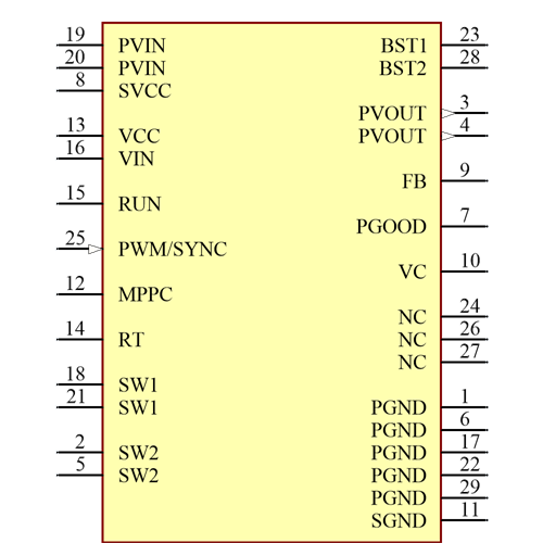 LTC3119IUFD#TRPBF Symbol - Analog Devices