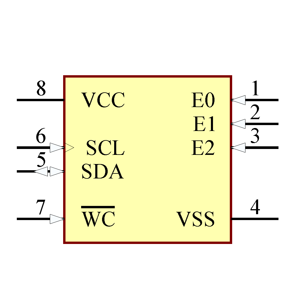 M24C64-WMN6TP Symbol - STMicroelectronics