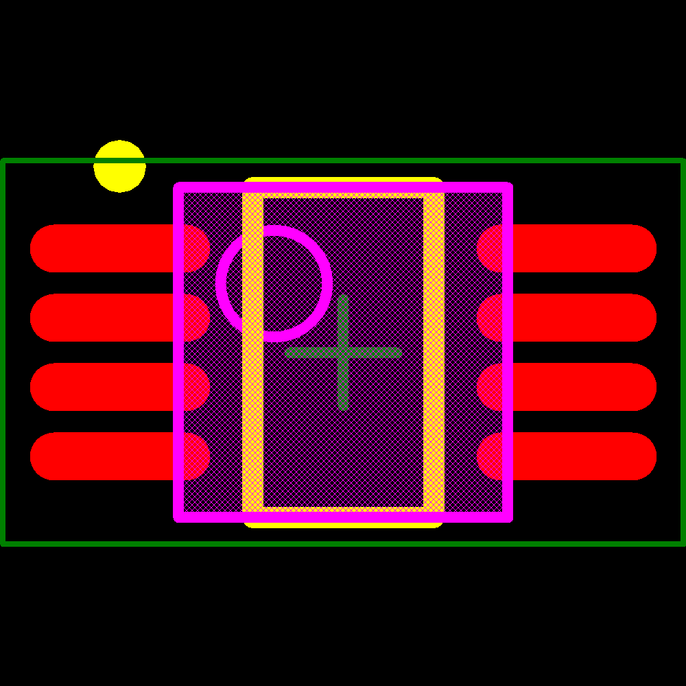 93C56A-E/MS Footprint - Microchip