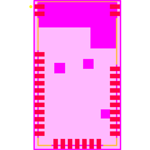 RN4870-V/RM118 Footprint - Microchip