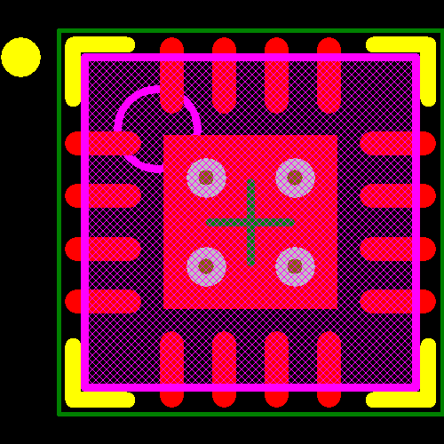 LTC3453EUF#PBF Footprint - Analog Devices