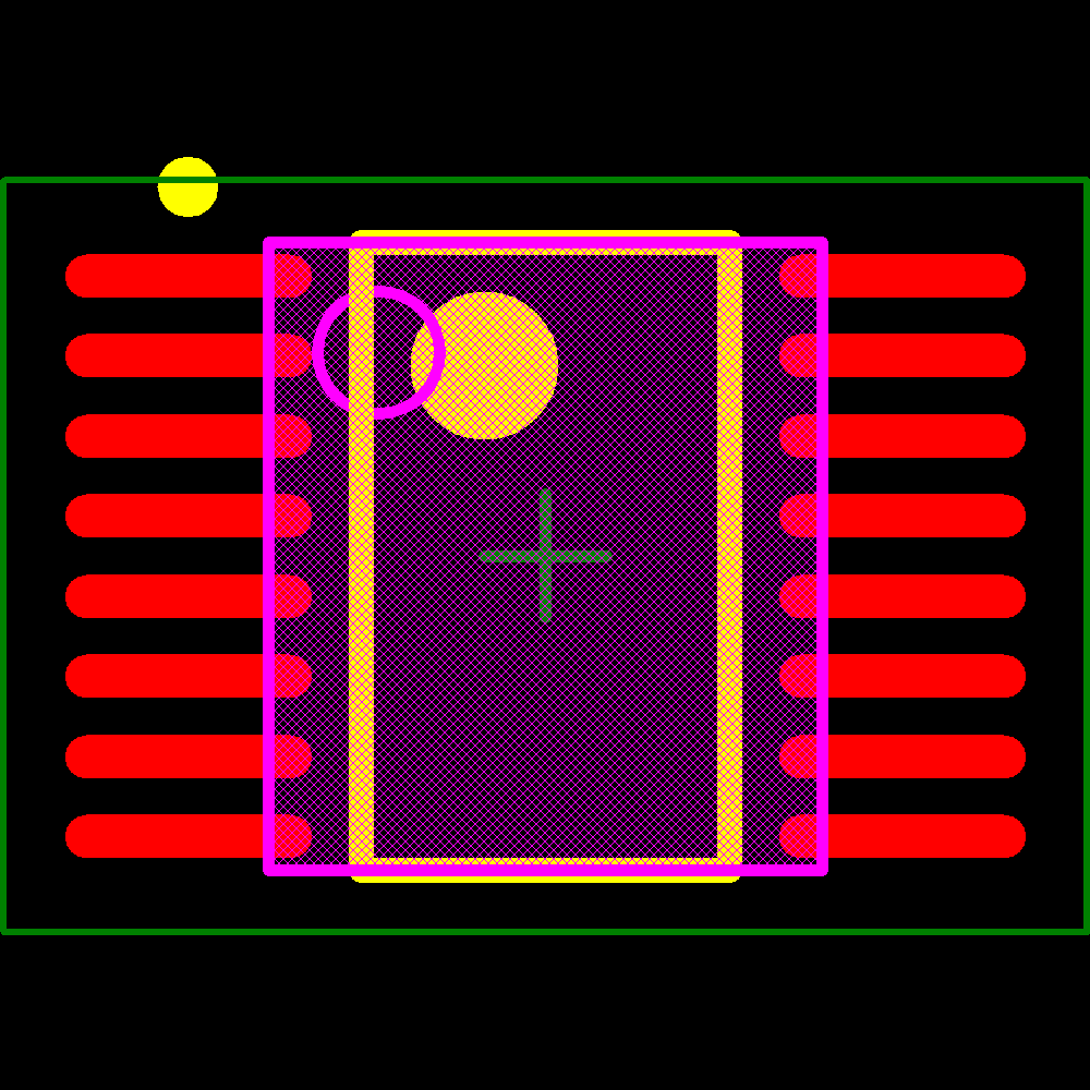LM25574MT/NOPB Footprint - Texas Instruments